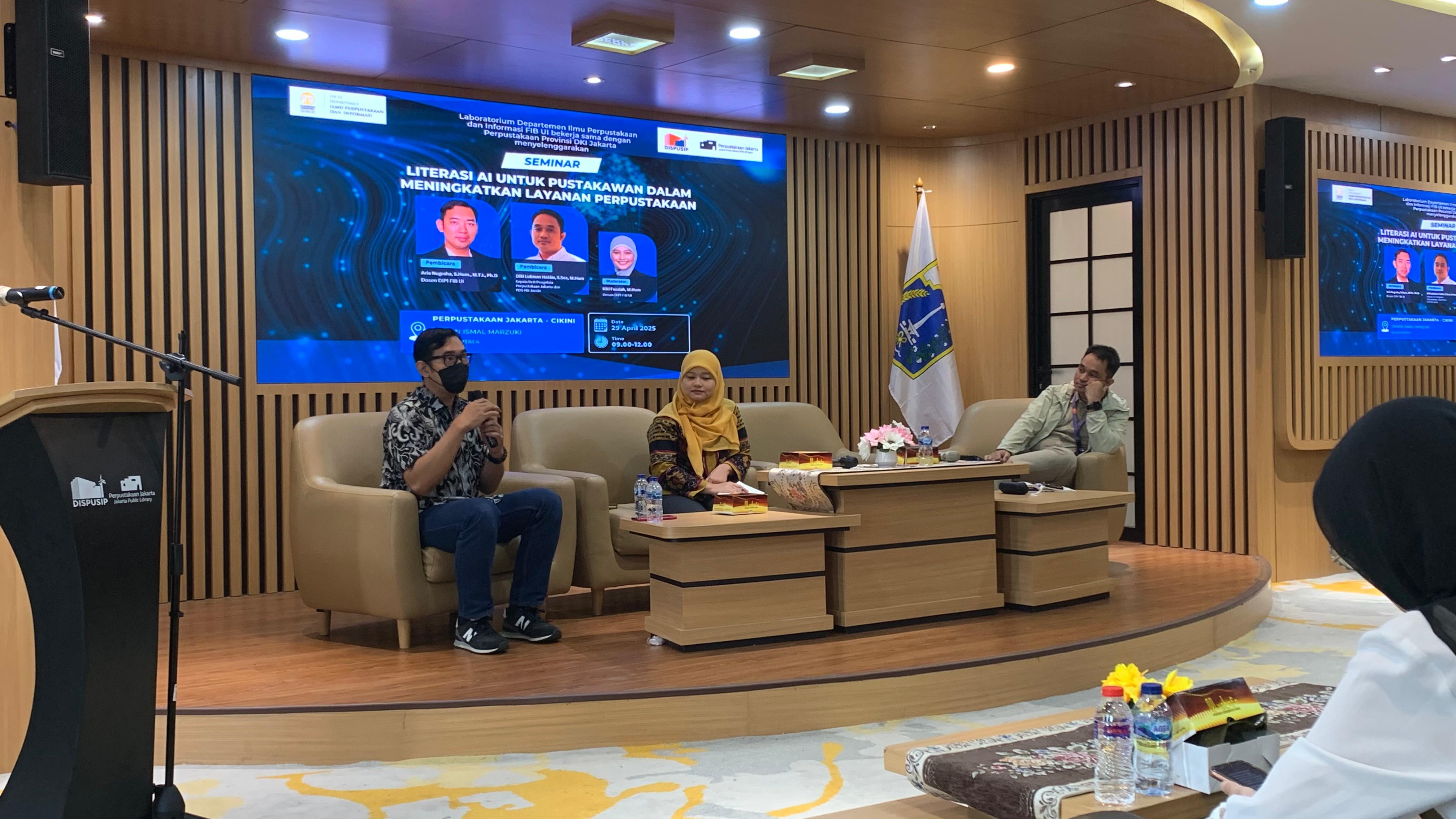 Pelatihan Implementasi / Pemanfaatan AI Di Bidang Perpustakaan